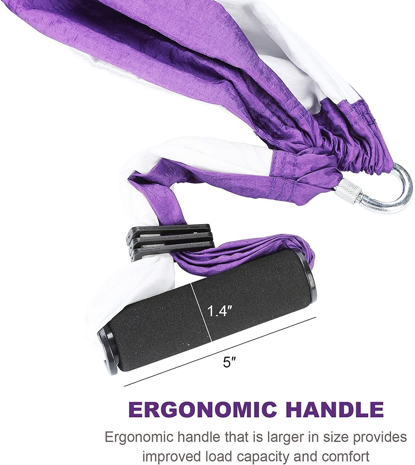 Aerial Yoga Swing Sling – Safe and Complete with Extensions & Mounting Kit