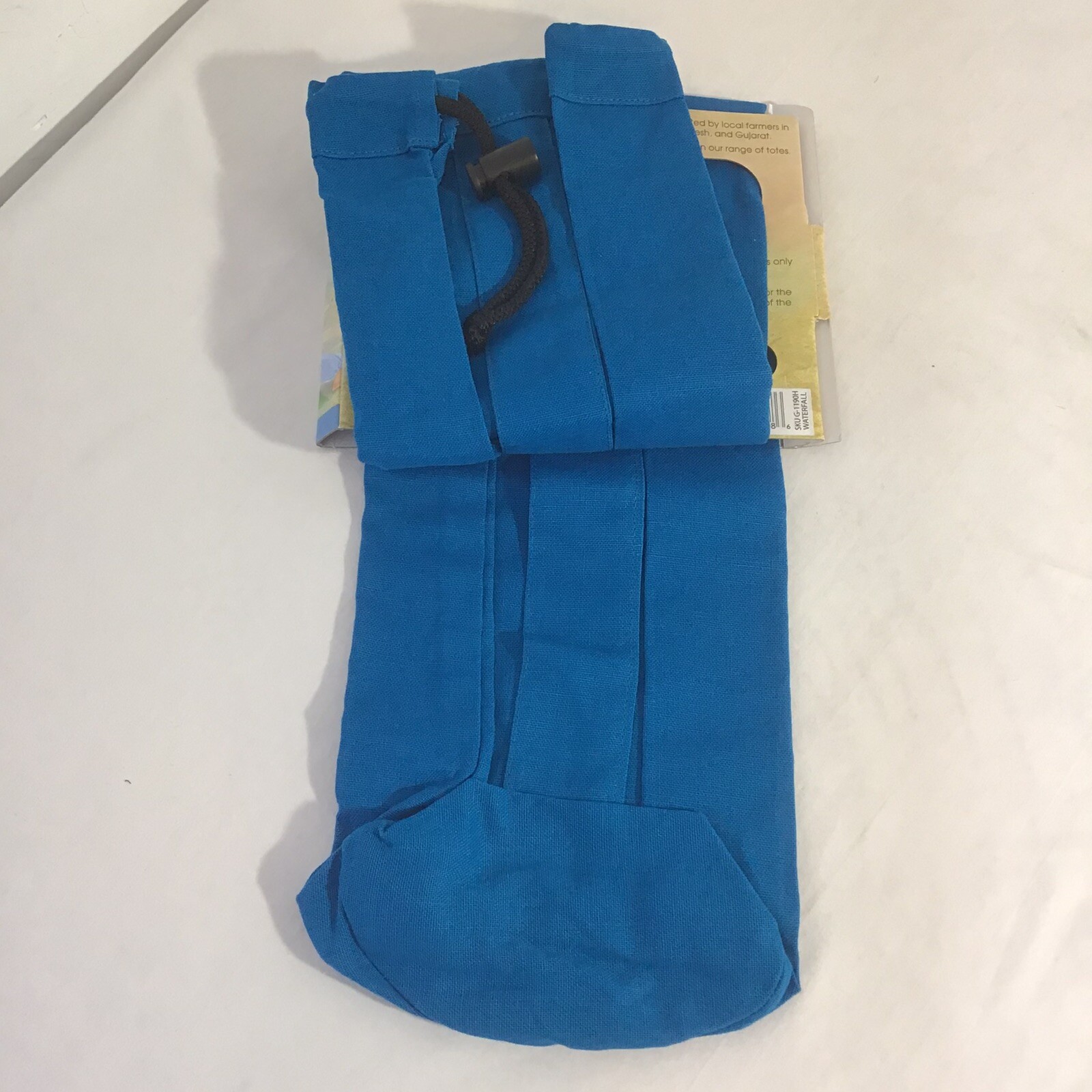 New Wai Lana Green Yoga Tote Organic Cotton Eco Friendly Tree Design Blue