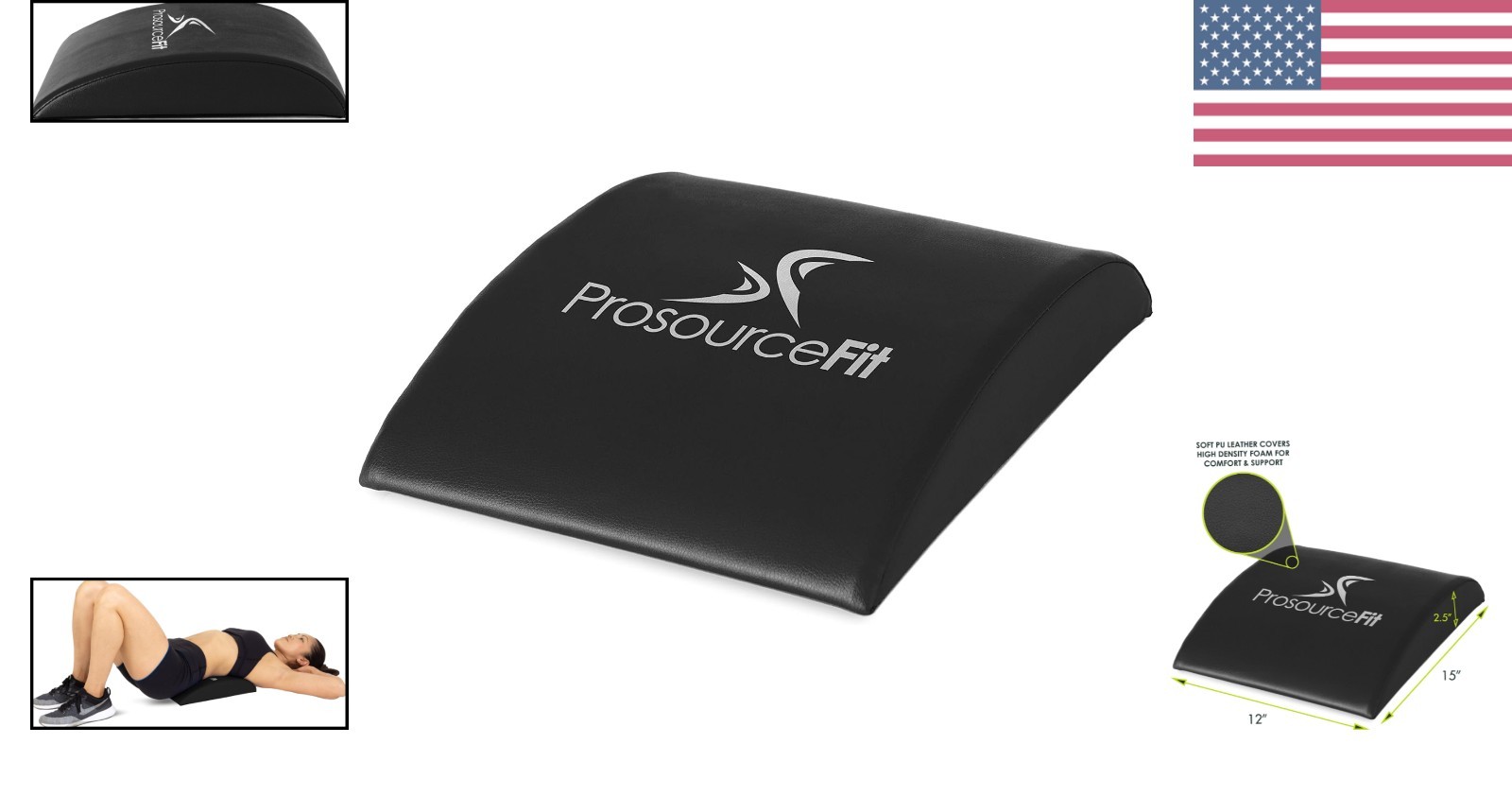 Durable 15&Prime;x12&Prime; Abdominal Mat – Full Range of Motion for Effective Workouts