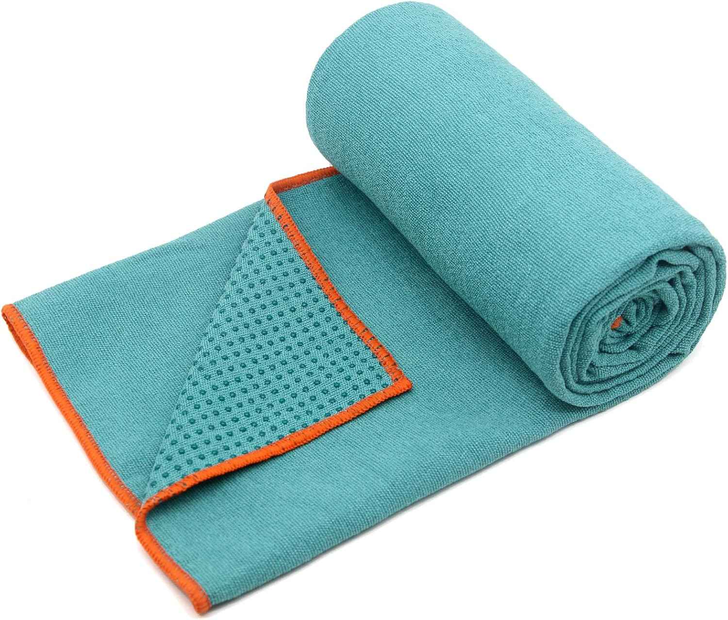Hot Yoga Towel – Microfiber Non Slip Yoga Mat Towel with Grip Dot Sweat Absorben