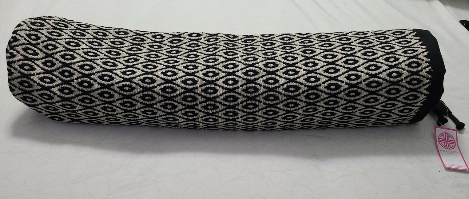 Yoga Bag Buckhead betties Boho Adjustable Strap Exercise Durry Black/Cream