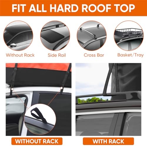 Car Rooftop Waterproof Bag,20 Cubic Feet Large Capacity 20 Cubic feet