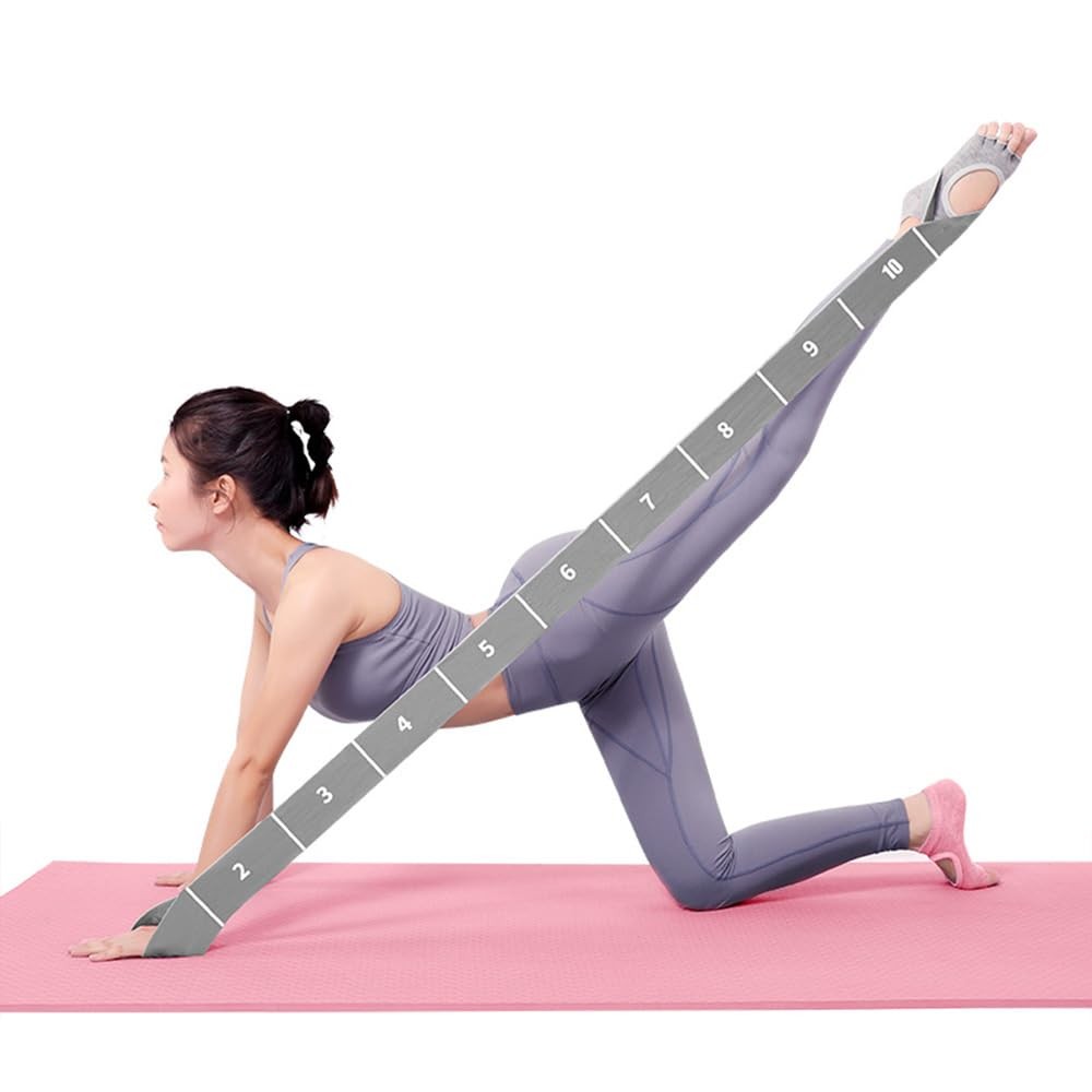 11 Loops Stretching band – Yoga, Pilates, Ballet Stretching Band for Flexibil…