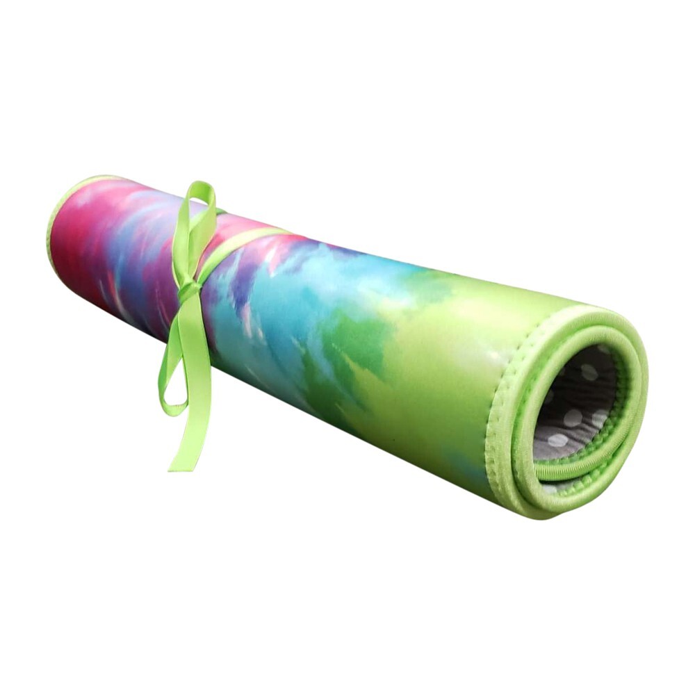 The Coral Palms® Swimsuit Saver Roll-up Neoprene Mat – TIE DYE