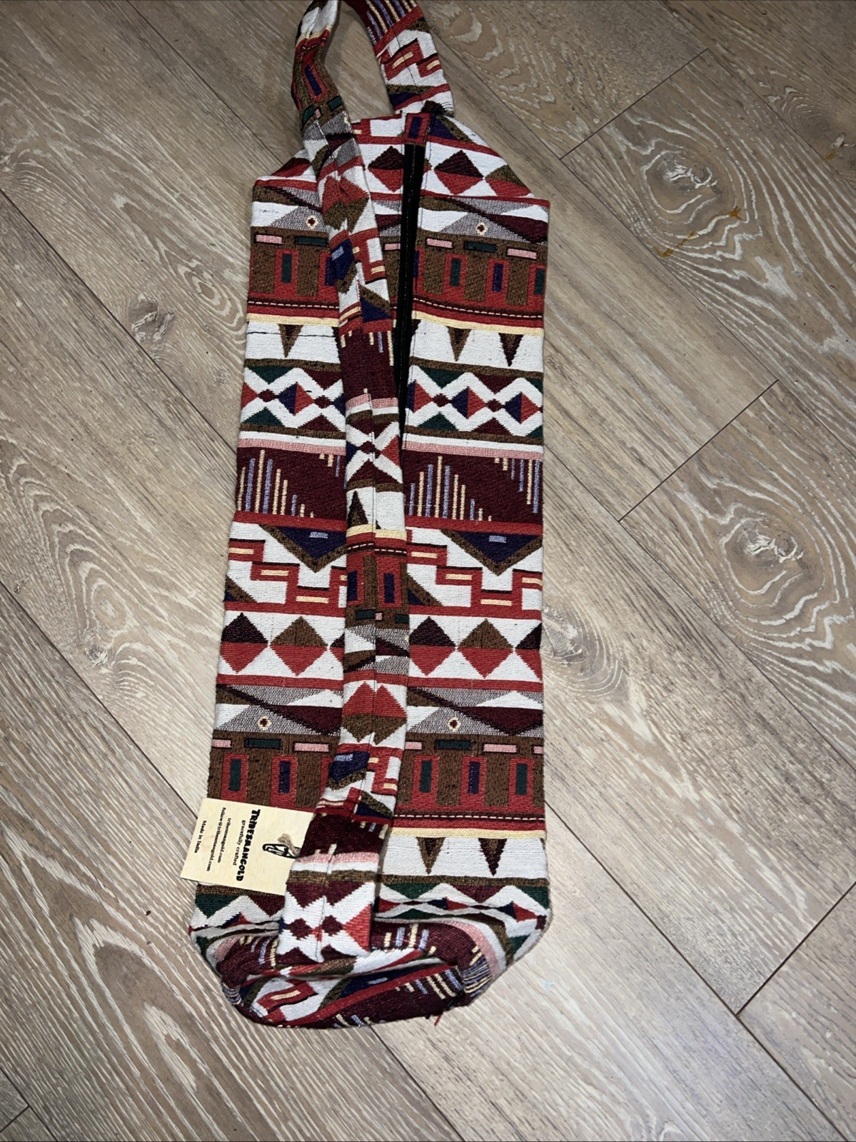 Tribesman Gold Tapestry Yoga Mat Carrier. New