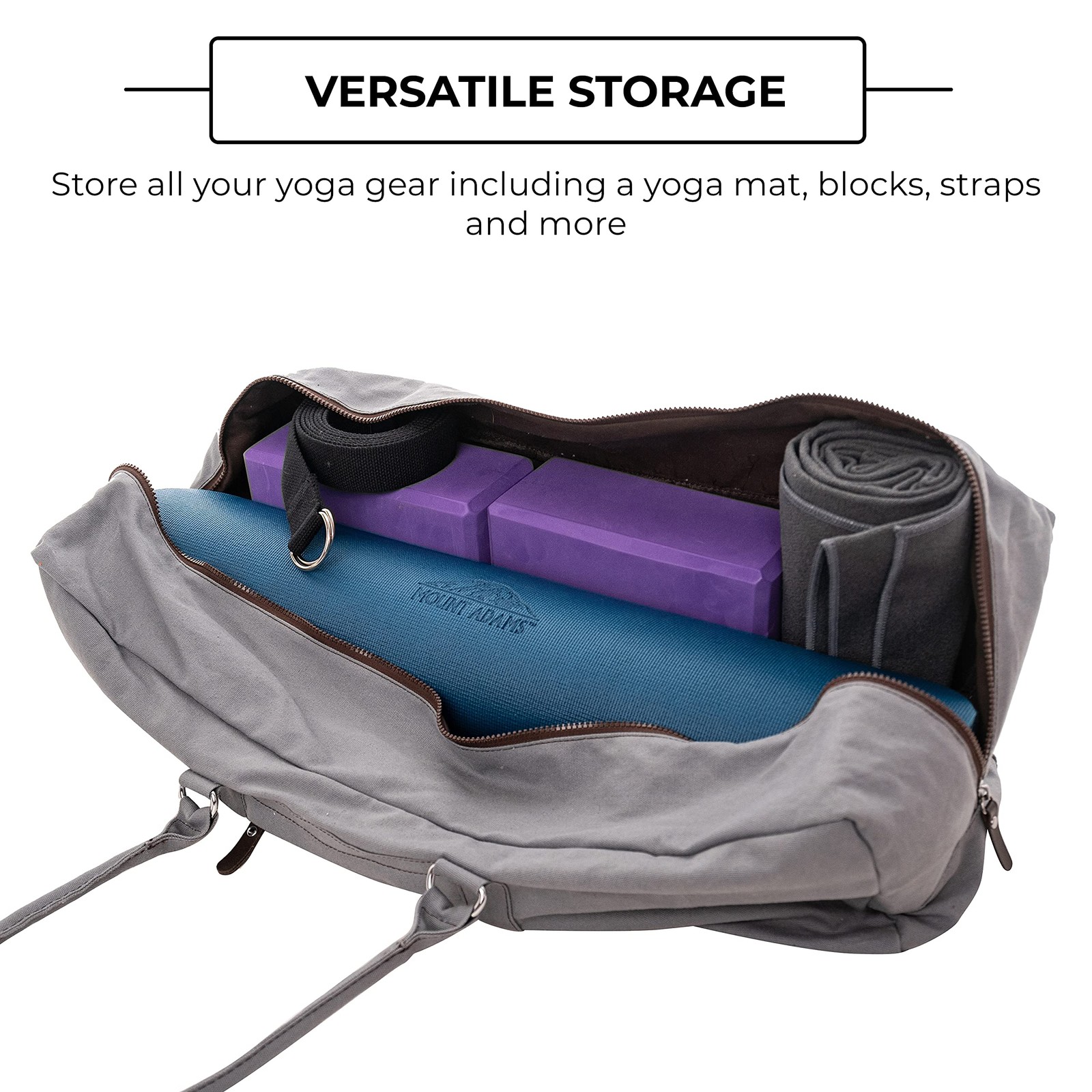 Mount Adams XL Yoga Mat Bag, 26&Prime; x 10&Prime; x 10&Prime;, Extra Large Yoga Mat Carrier, F…
