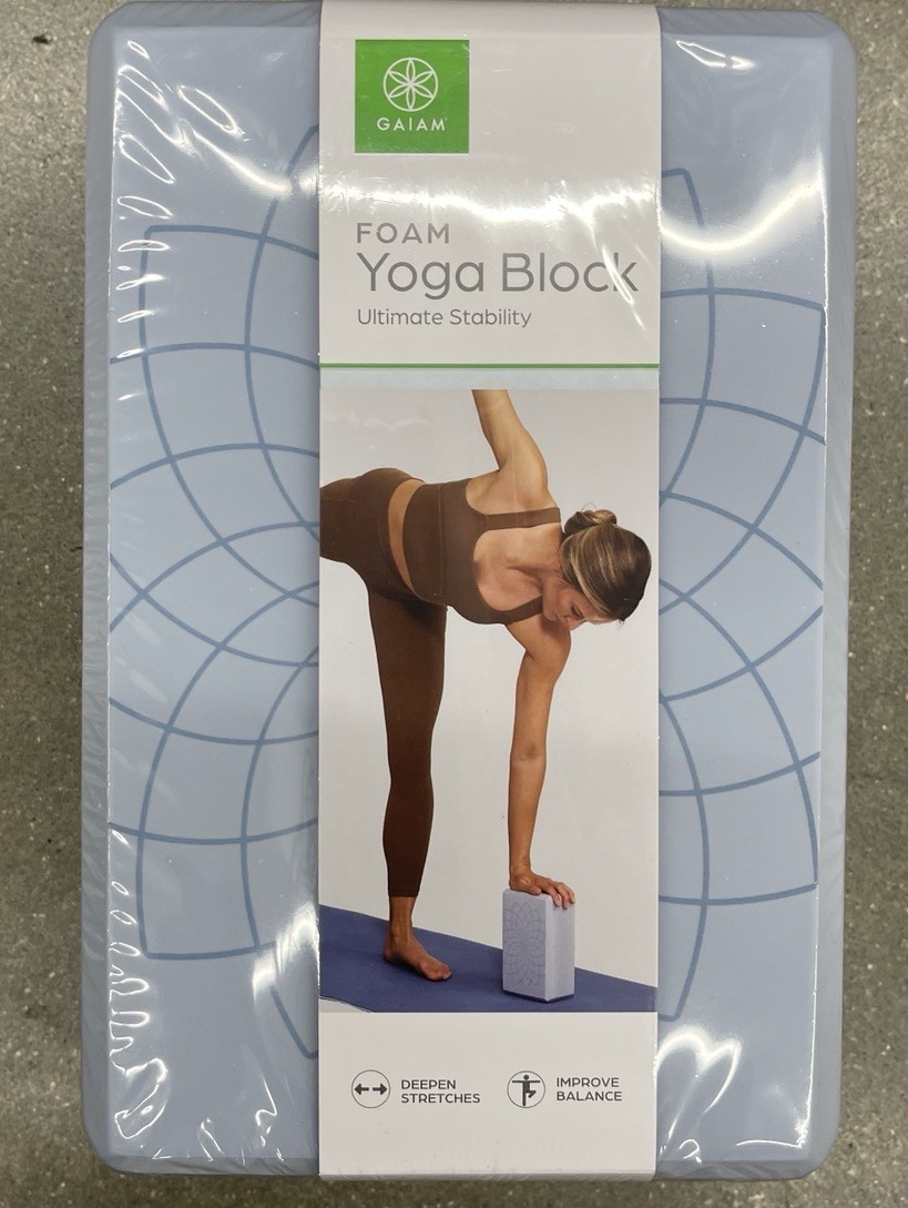 Gaiam Essentials Yoga Block (Set Of 2) – Supportive Foam Blocks Gray