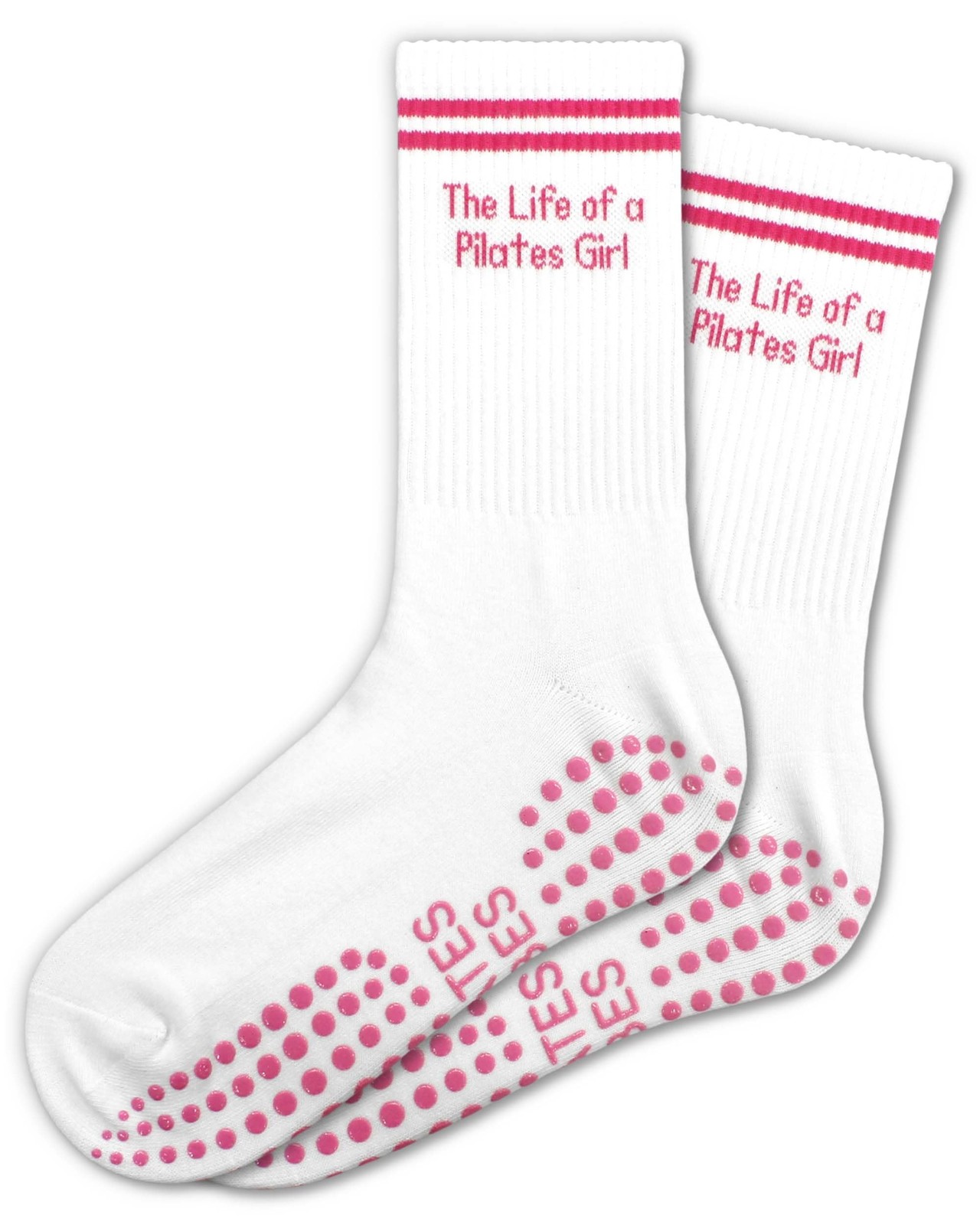AYQJCBGC Cute Pilates Grippy Socks, The Life of a Girl 10, Pink
