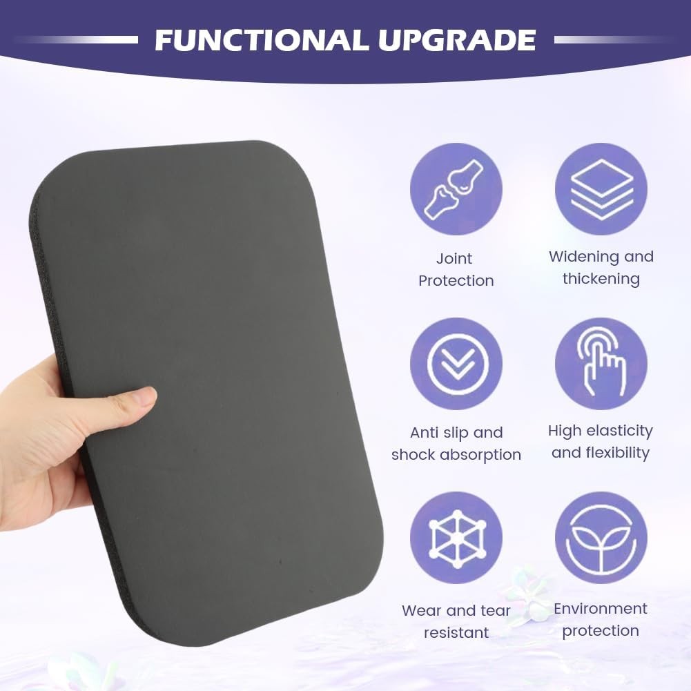 Thick Non-Slip Yoga Knee Pad for Pilates and Planks – Comfortable Foam Support