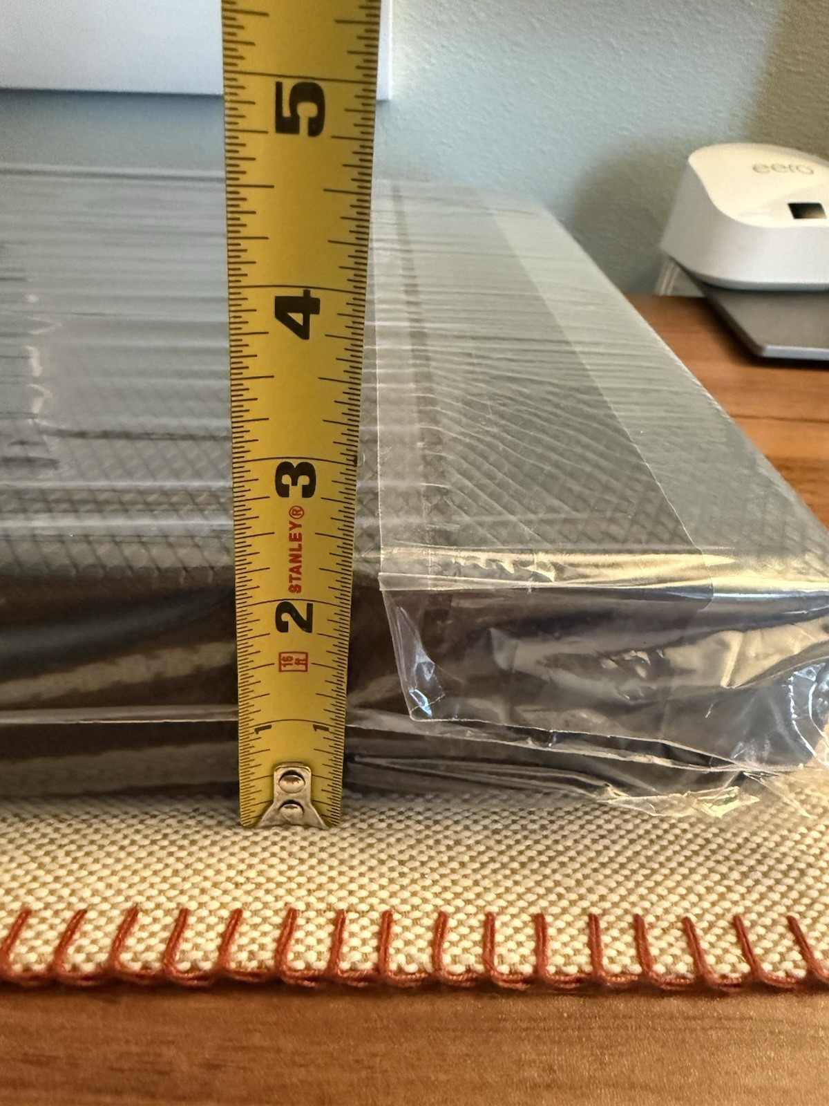 Foam Block for Stretching and Exercise. 15 1/2 x 13 x 2 Inches.