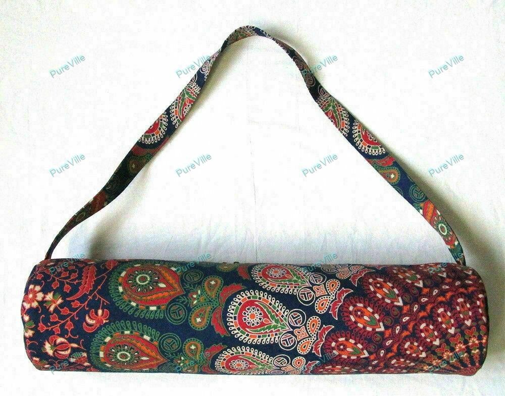 New Mandala Yoga Bag Hippie Gym Mat Carrier Bags With Shoulder Strap
