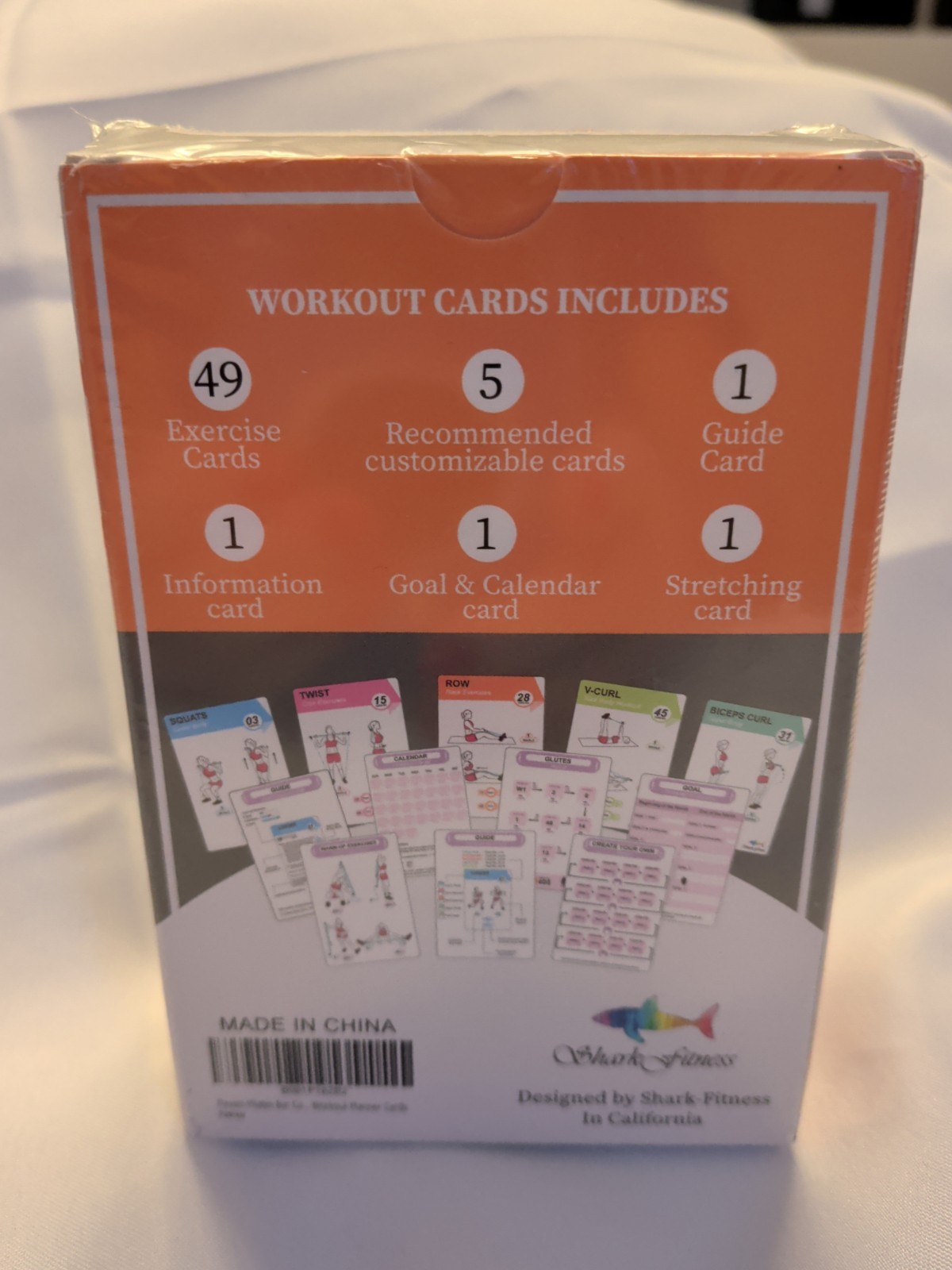 Flexies Pilates Ring Workout Cards -58 Exercise Ring Cards New in Sealed Pkg