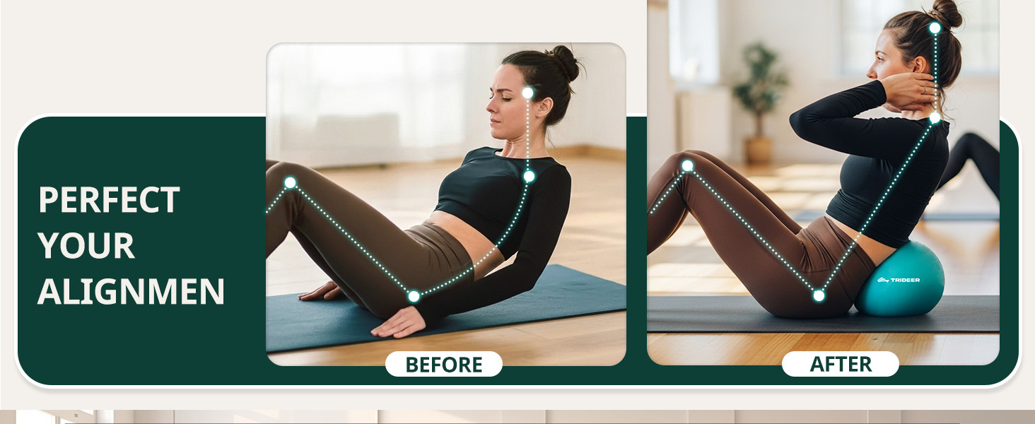 Exercise Ball for Yoga, Pilates & Fitness – Stability Ball Equipment for Home