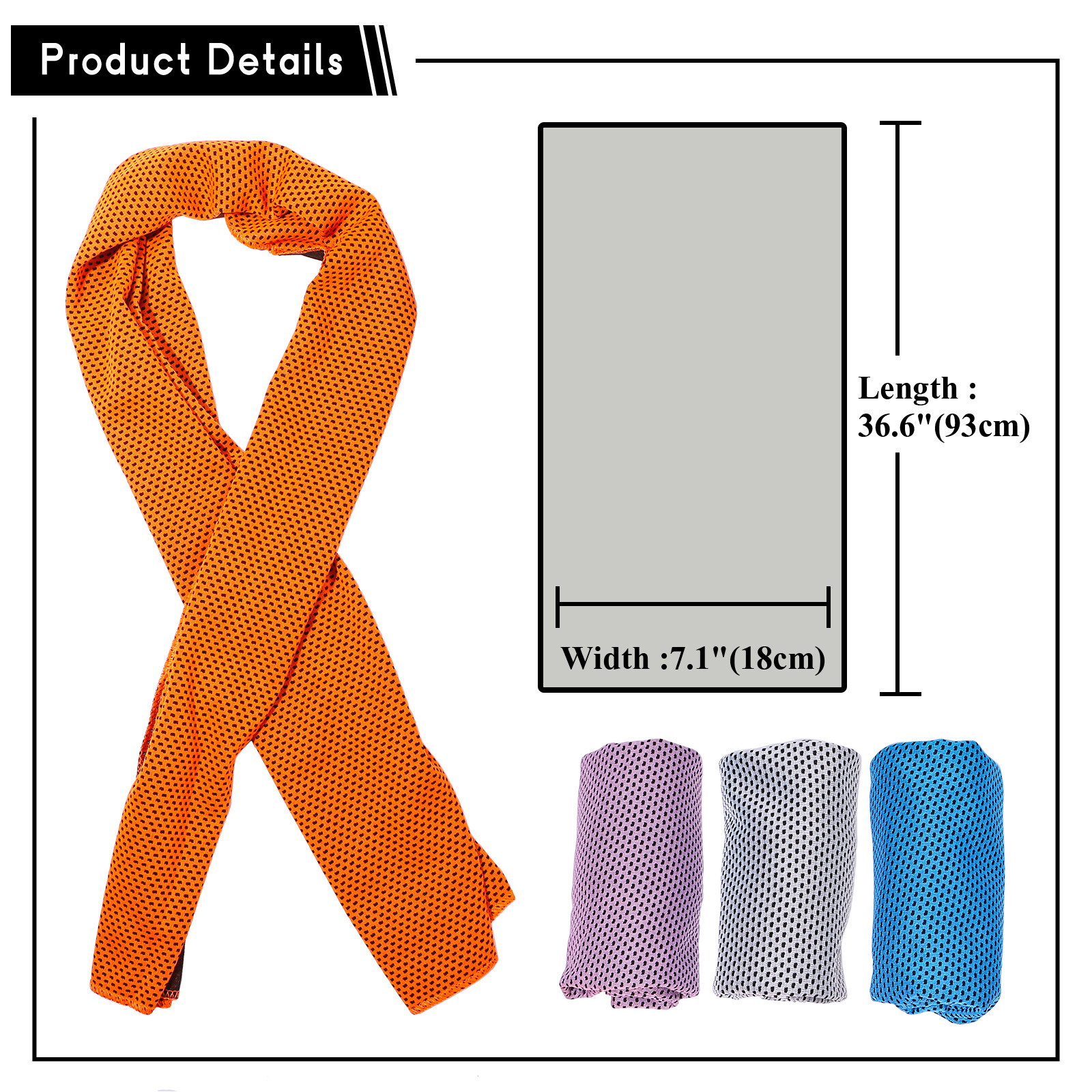 Soft Breathable Quick Drying Ultra-fine Fiber Frogg Toggs Sports Cooling Towels