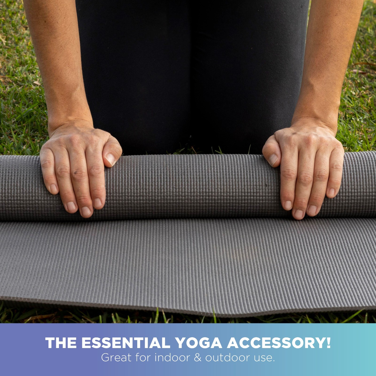 Yoga Mat- Eco-Friendly Non-Slip Kids Foldable Rubber Exercise Mat- Made in USA