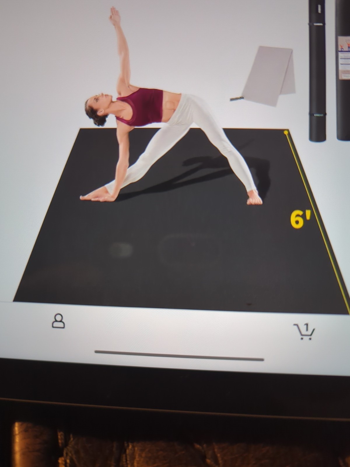 Cambivo Yoga Mat Extra Wide Extra Long