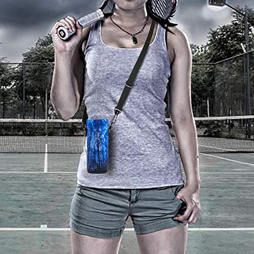 Neoprene 500ML/750ML Water Bottle Bag Carrier – Portable Insulated 1000ML Forest