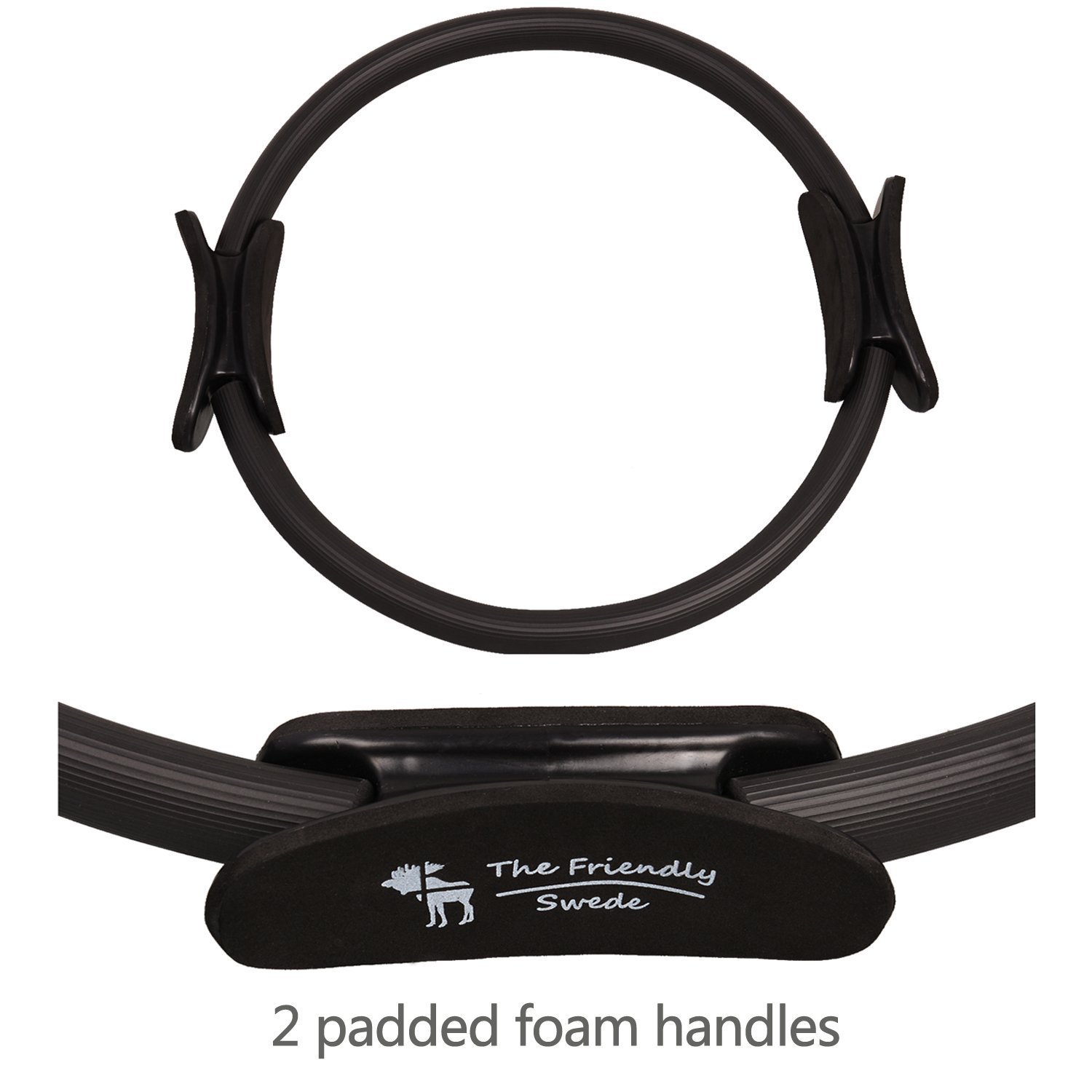 New Dual Grip Resistance Training Pilates Ring Fitness Circle Flexible Exercise