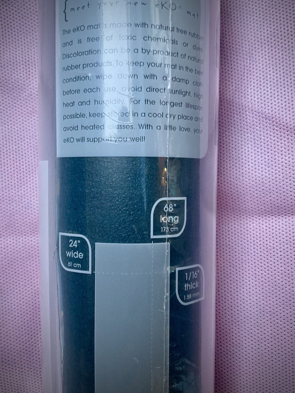*NEW* MANDUKA HUNTER GREEN eKO Superlite Yoga Mat – 68” x 24&Prime; 1.5 mm ⛩️