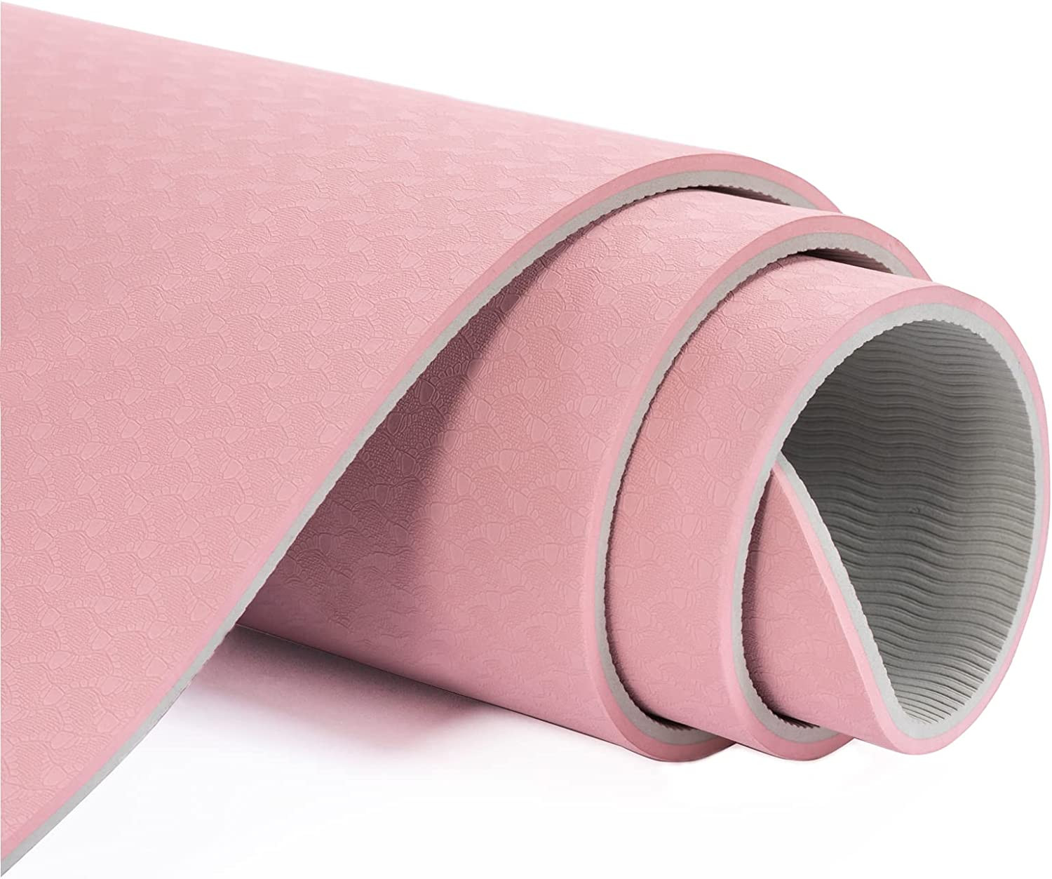 Yoga Mat Non Slip, Pilates Fitness Mats, Eco Friendly, Anti-Tear 1/4&Prime; Thick Yoga