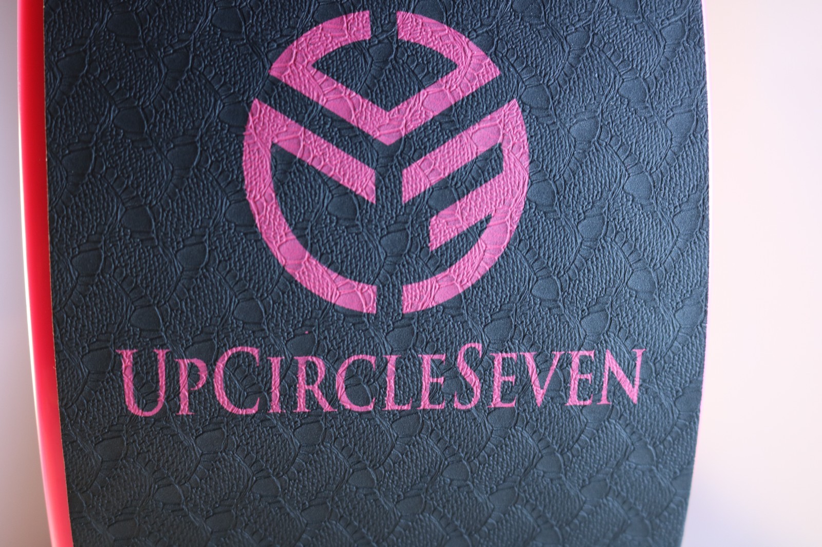 UPCIRCLESEVEN 13 Inch Matte Hot Pink Yoga Wheel Hoop For Various Yoga Poses