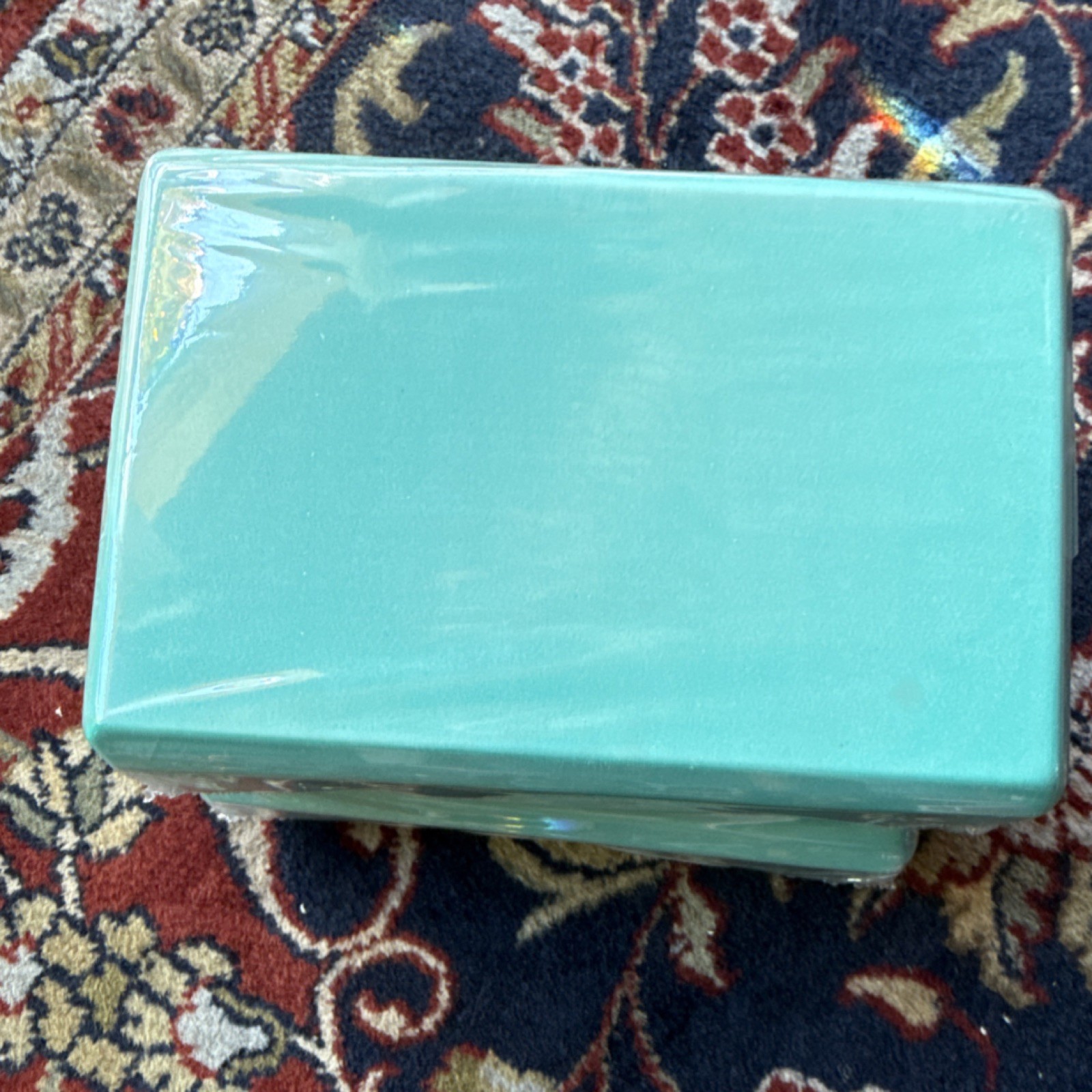 Sivan Health & Fitness Foam Yoga Blocks Set of 2 Turquoise Unisex Adults Yoga
