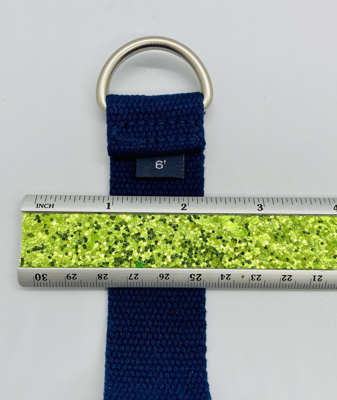Manduka UNfold Yoga Strap 6ft Blue Cotton Alignment Stretch