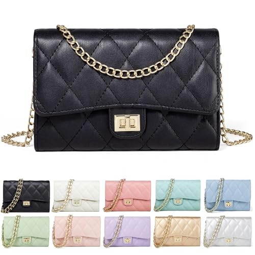 Small Cross Body Purses Sling Crossbody Bags for Women, Shoulder Bag O Black