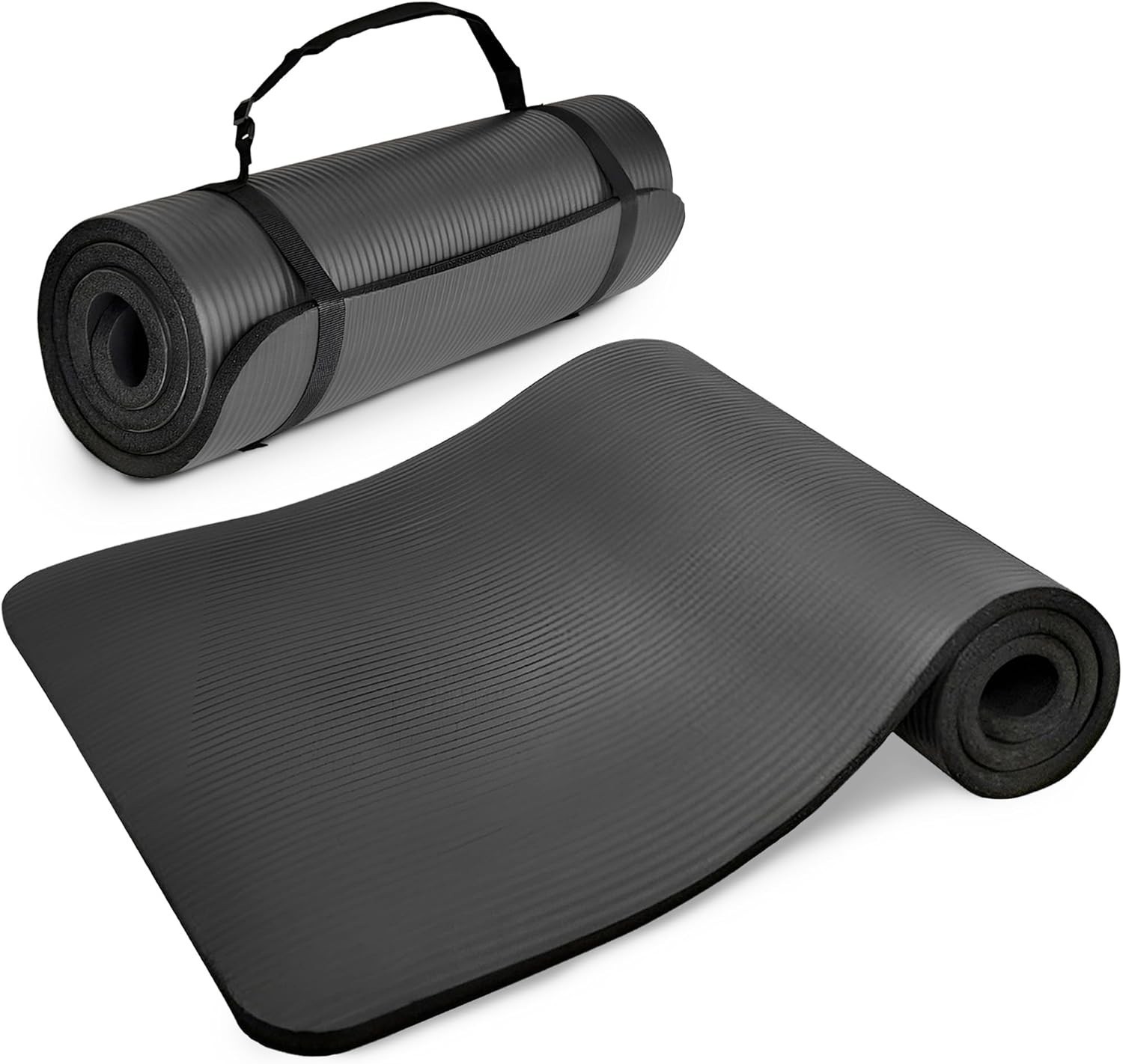 GoCloud Extra Thick Yoga Mat 71×24 Inches – Non-Slip Foam for Comfort & Support