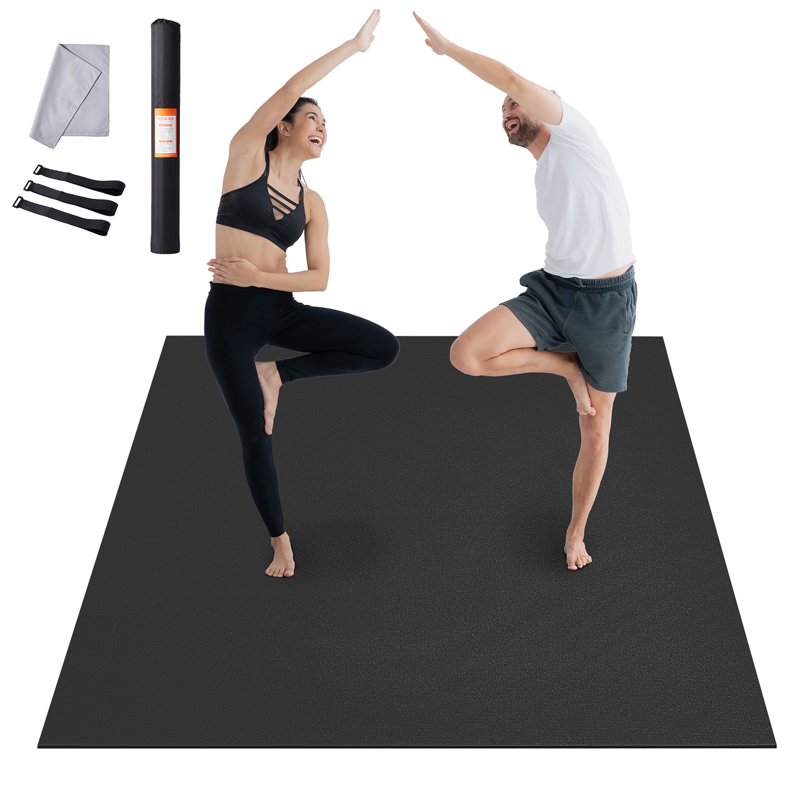 Uimoso Exercise Mat Non Slip Yoga Mat Gym Fitness Pilate Workout Mat (10x6ft)