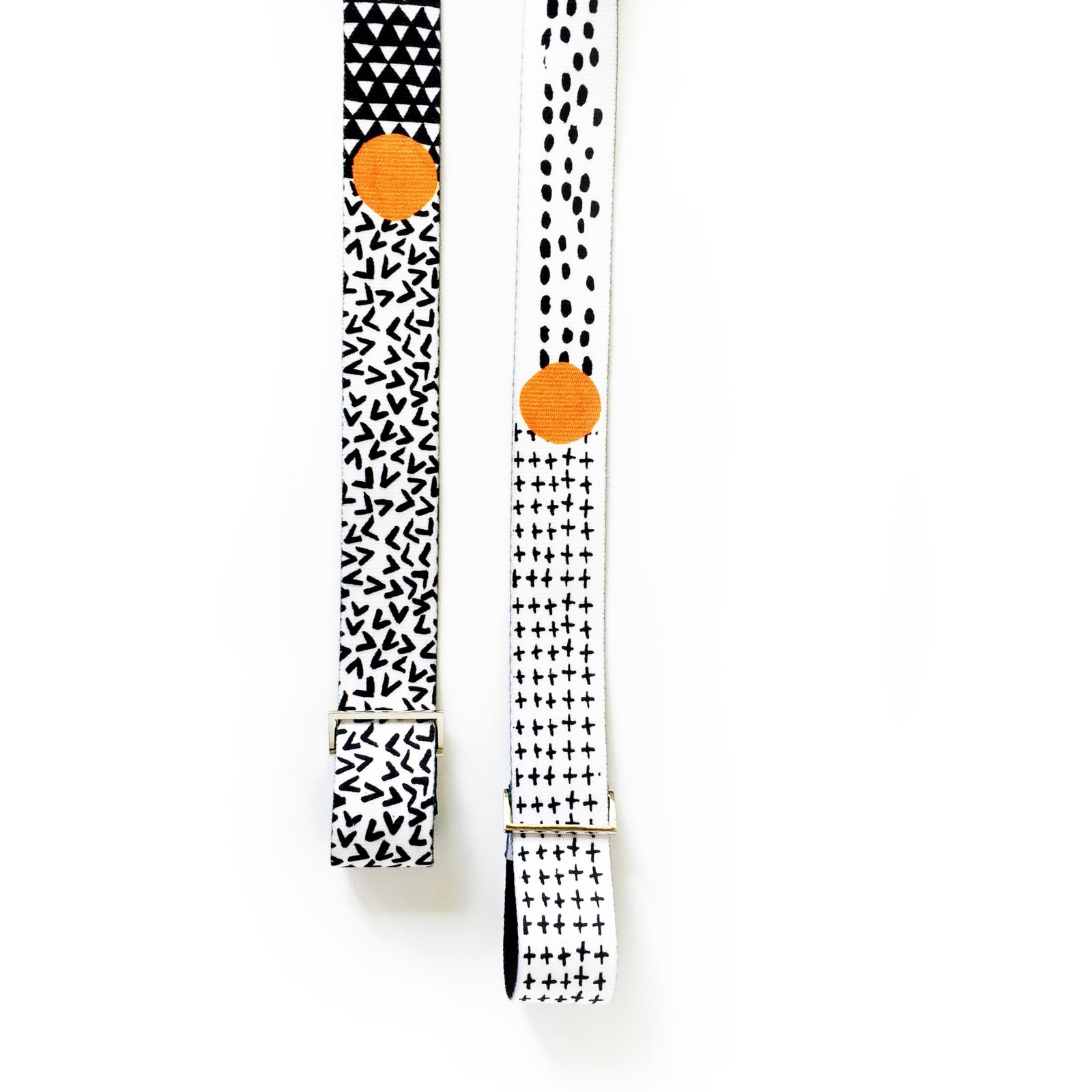 Bowie Yoga Strap – 68&Prime; 100% Cotton Stretching & Carrying Strap with Metal D-R…