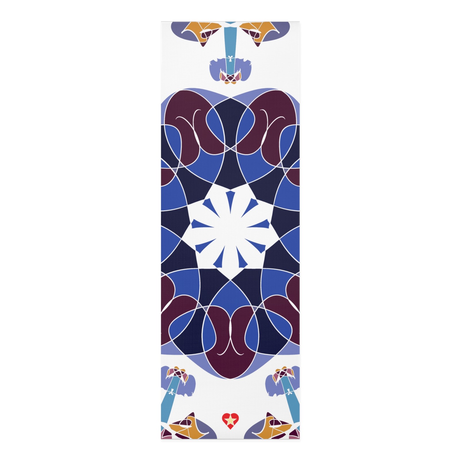 Artistic Foam Yoga Mat Fitness Boho Mat Yoga Lovers Exercise Vibrant Home Gym