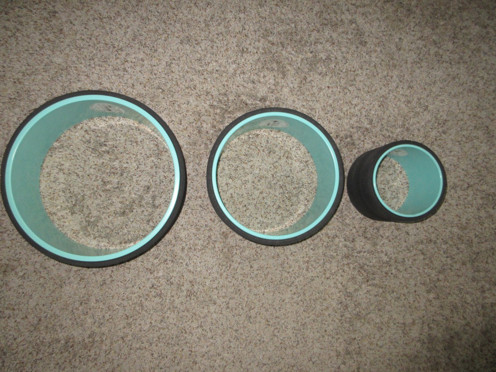 Chirp Wheel Set of 3 Wheels Foam Rollers 12, 10, 6, Back Neck Relief