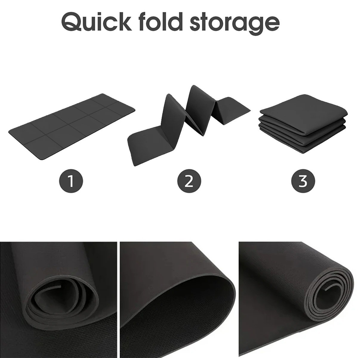 Extra Thick 4mm Exercise Yoga Pilates gymnastics mat Gym Fitness-Comfortable
