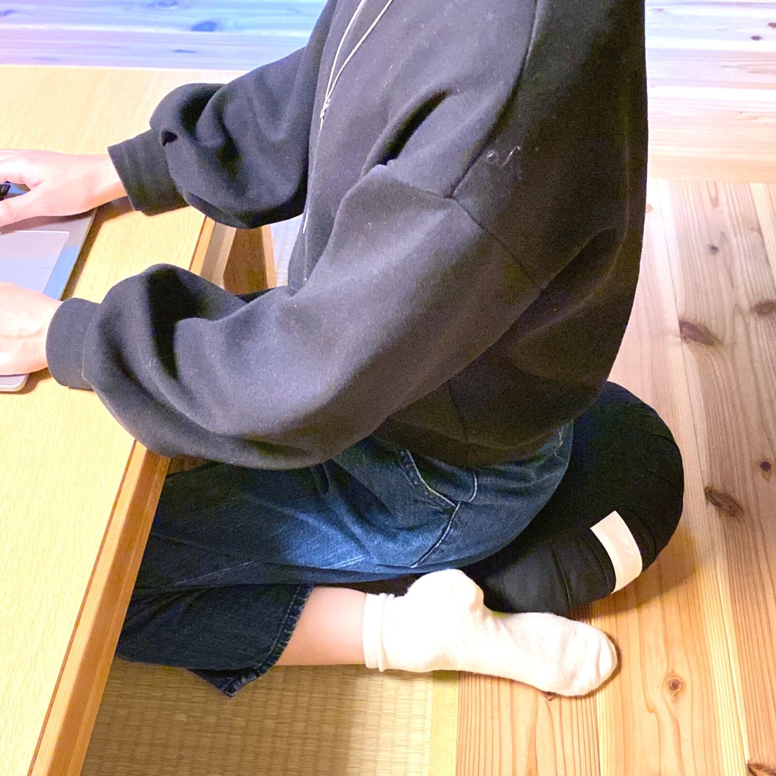 Zabuton Meditation Cushion Set, Relaxing, Yoga Exercise, Black ZAZEN #242