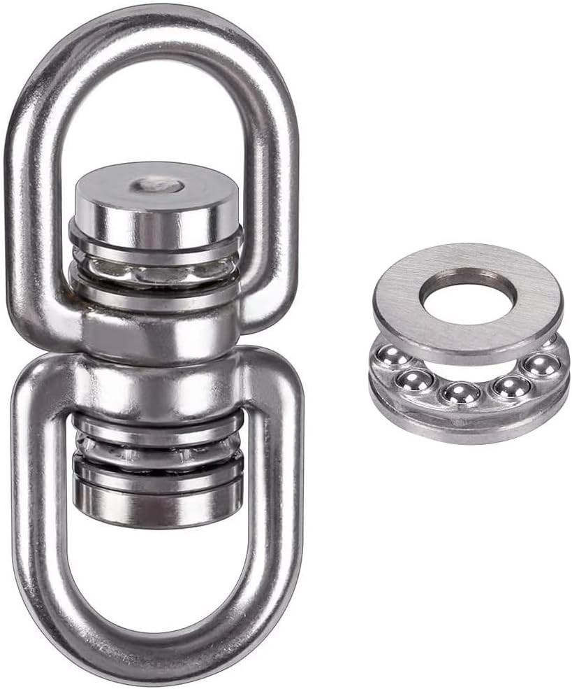 Bearing Swing Swivel, 360° Rotational Device Hanging Accessory for Web Tree