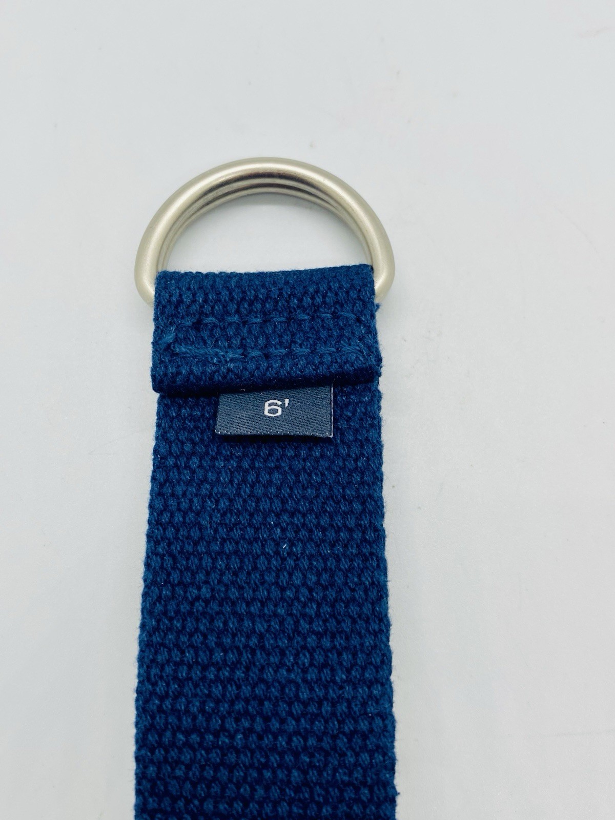 Manduka UNfold Yoga Strap 6ft Blue Cotton Alignment Stretch