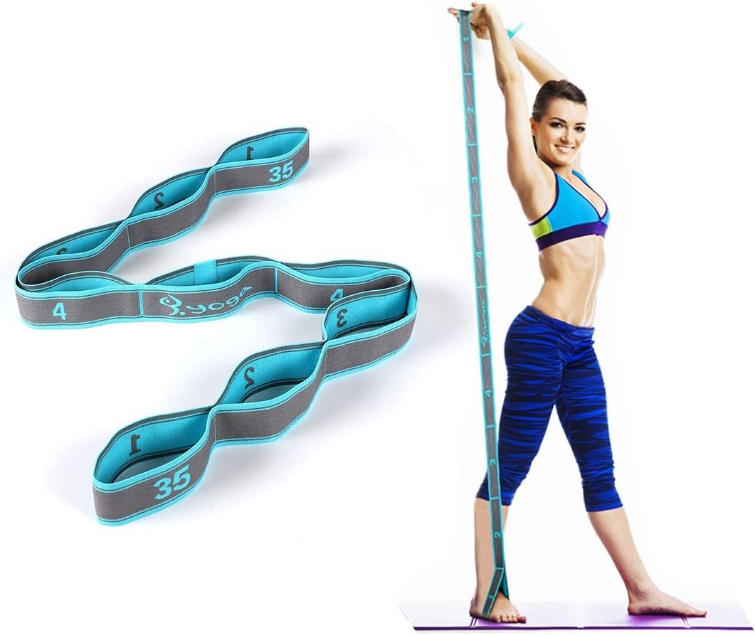 Stretch Strap Multi-Loop Elastic Yoga & Pilates