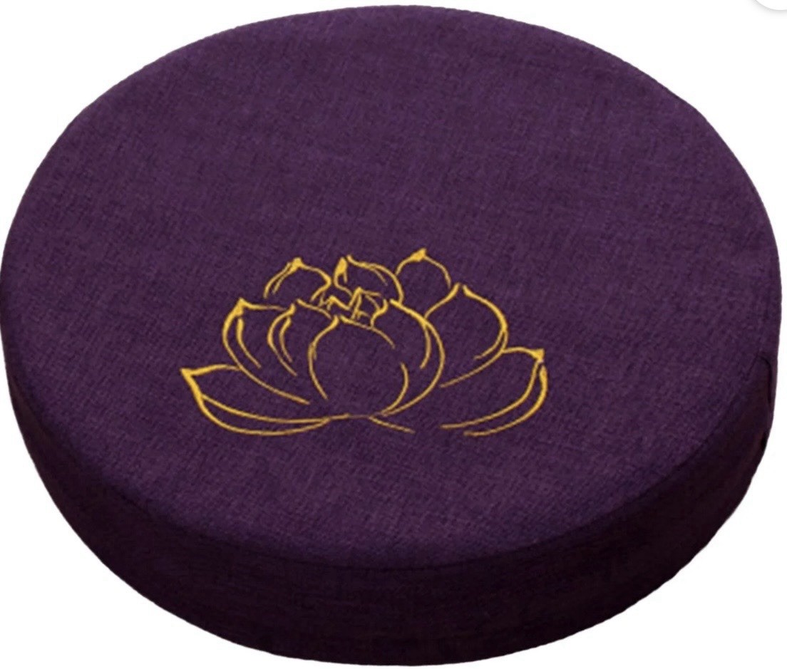 Round Yoga Meditation Cushion 16 » Dia Zippered Cover Meditation Accessories