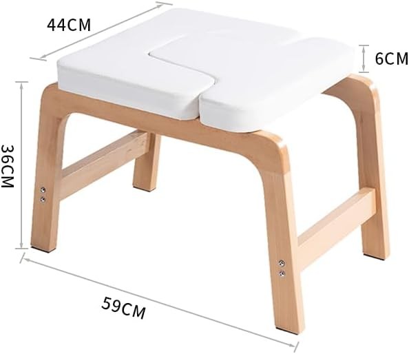 Beech Wood Headstand Yoga Chair Inverted Bench Inversions & Relaxation,Correct