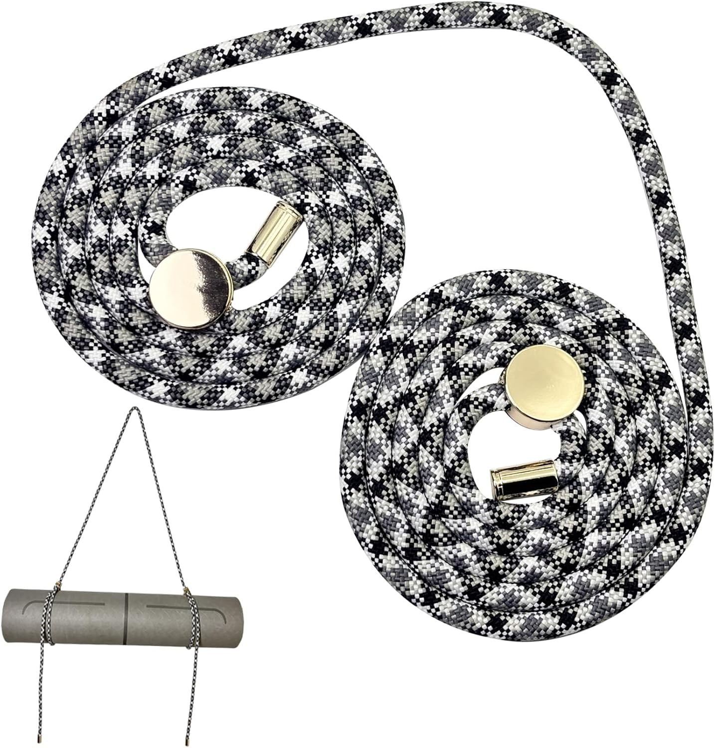 Yoga Mat Strap – 8MM Adjustable Paracord Carrier for Carrying Yoga Mats, Camping