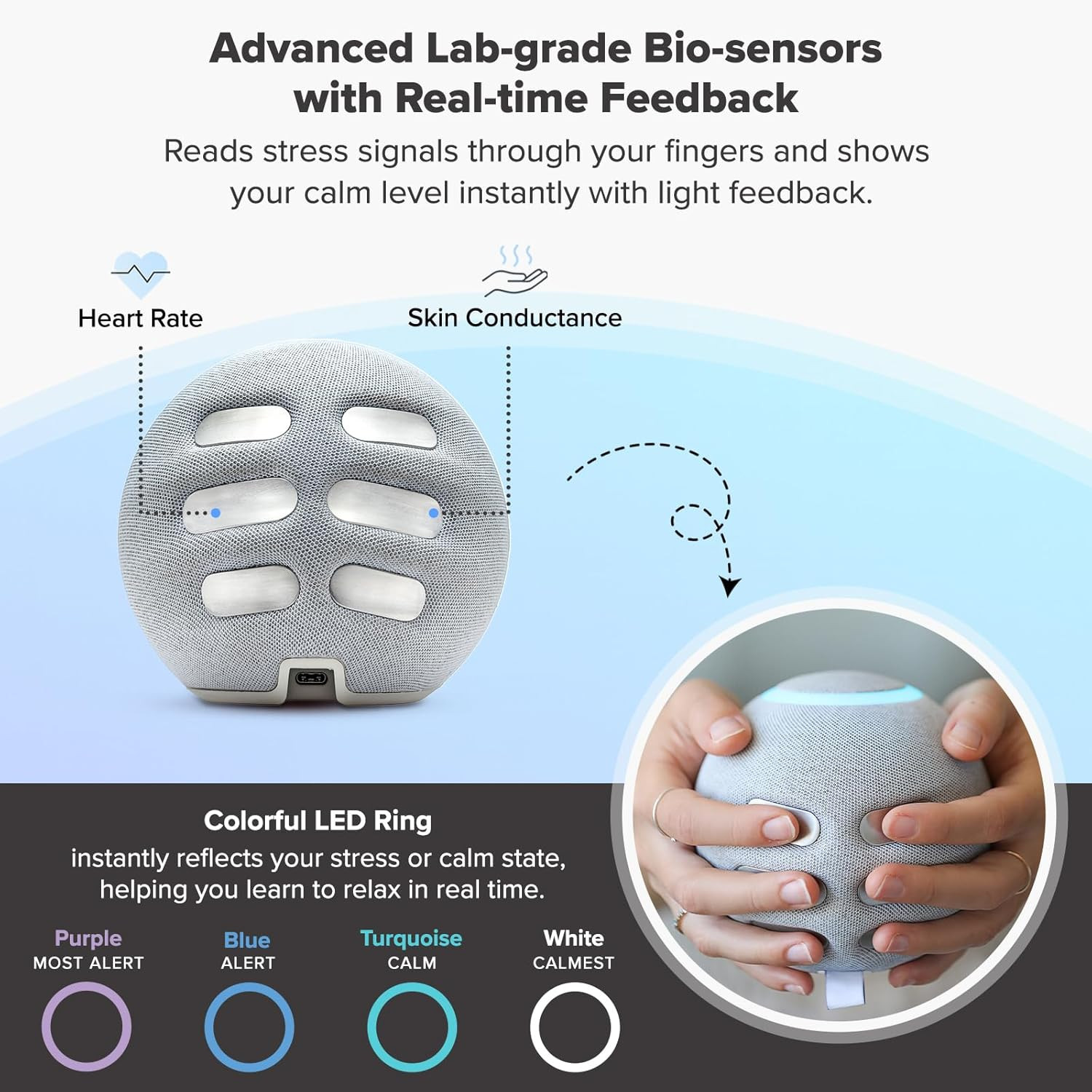 Reflect Orb: Use Biofeedback to Help with Relaxation | Calming Tangible Exper