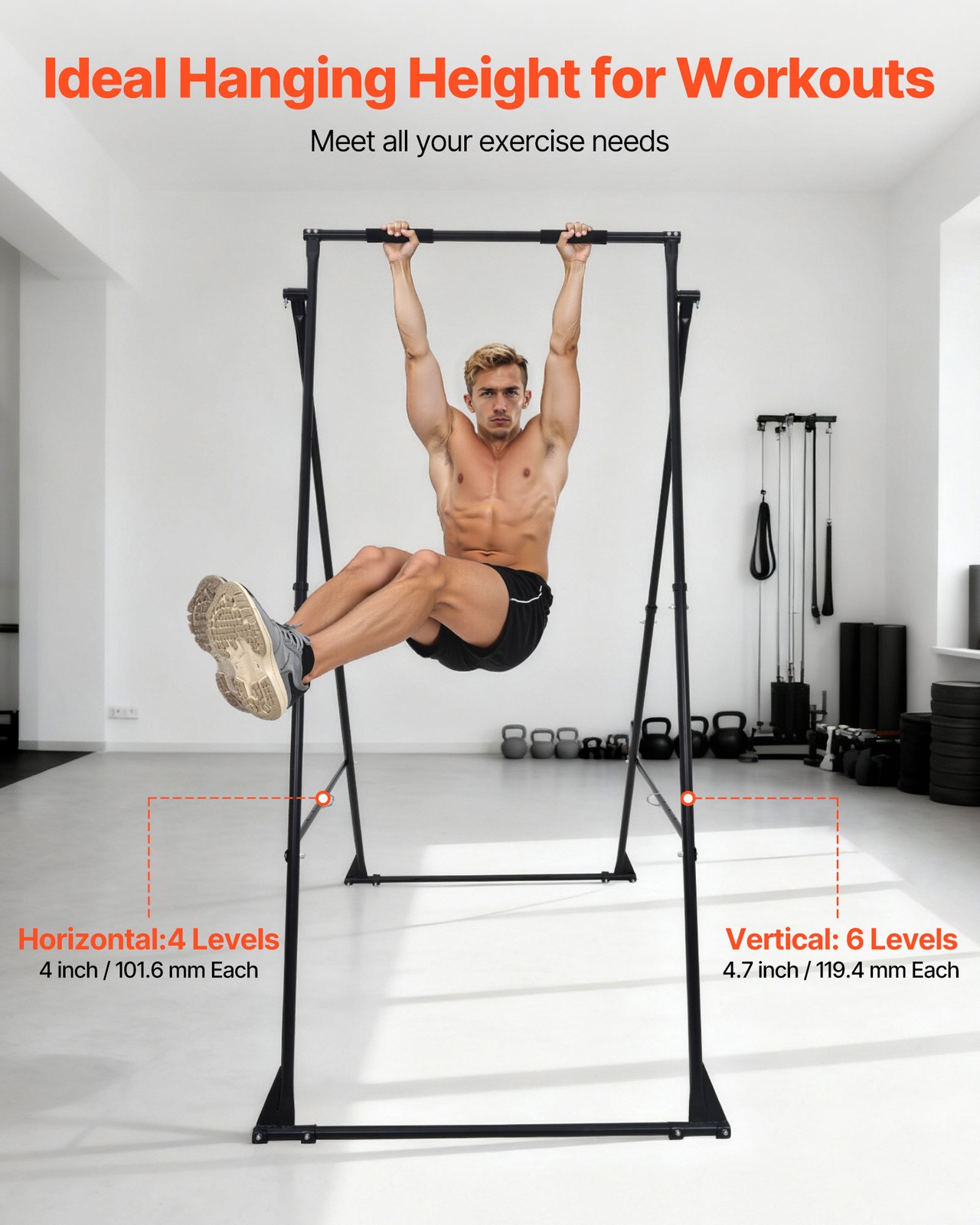 VEVOR Yoga Stand Frame 440.9lbs Load Swing Stand Triangular Structure Aerial Rig
