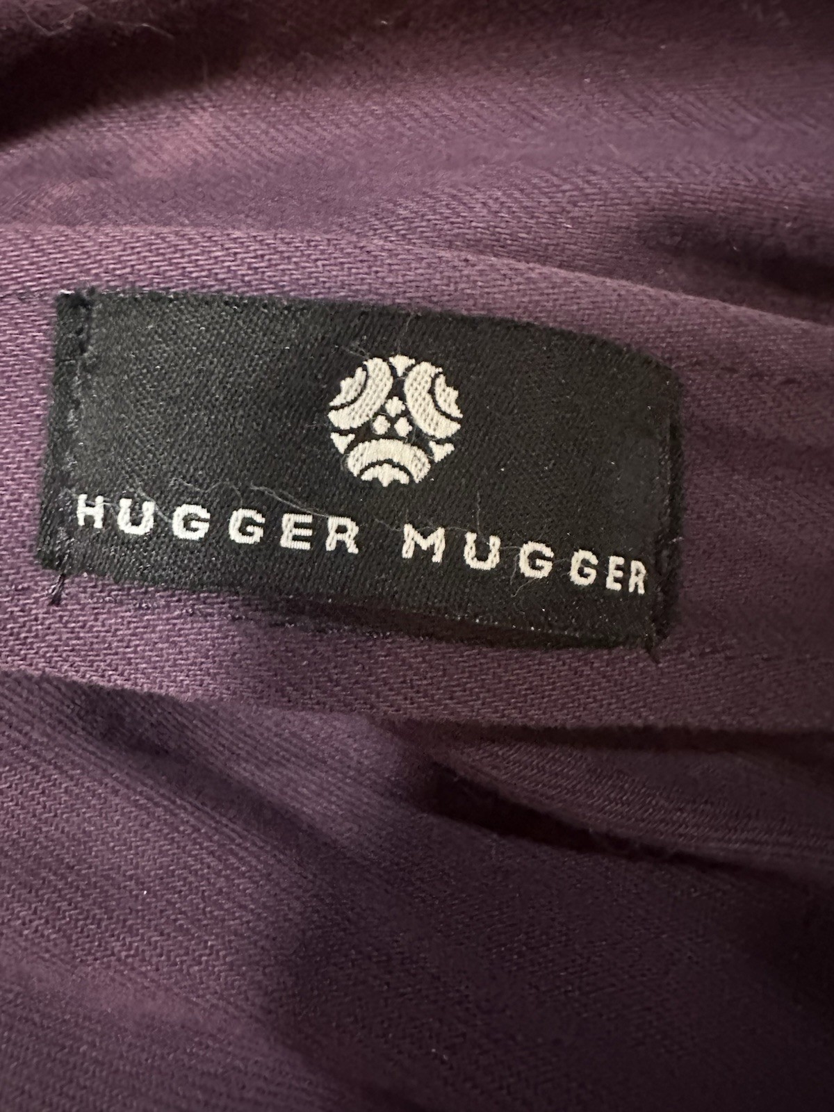 Hugger Mugger Zafu Meditation Poof Cushion Pillow Round Purple Plum Yoga Calm