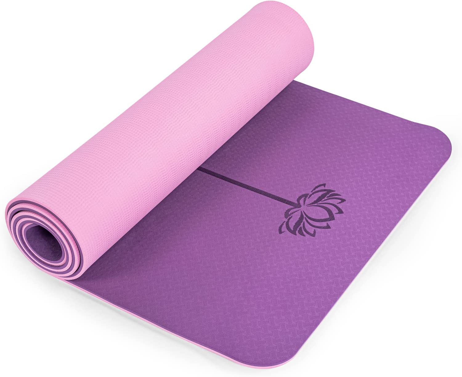 Yoga Mat Non Slip, Pilates Fitness Mats, Eco Friendly, Anti-Tear 1/4&Prime;