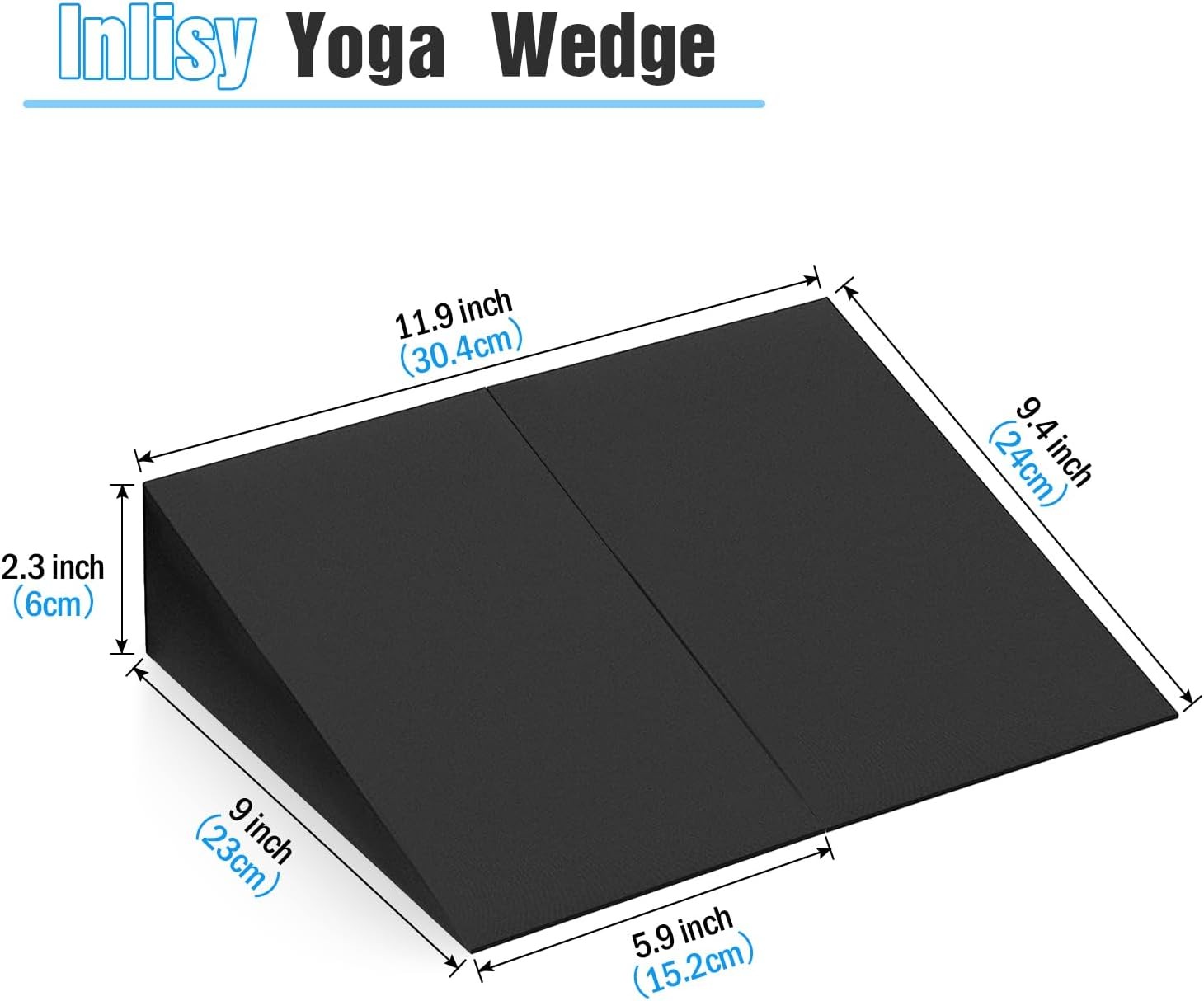 12 » Hard Foam Wedge Slant Board – 2 Pcs Calf Stretcher for Yoga, Squats and …