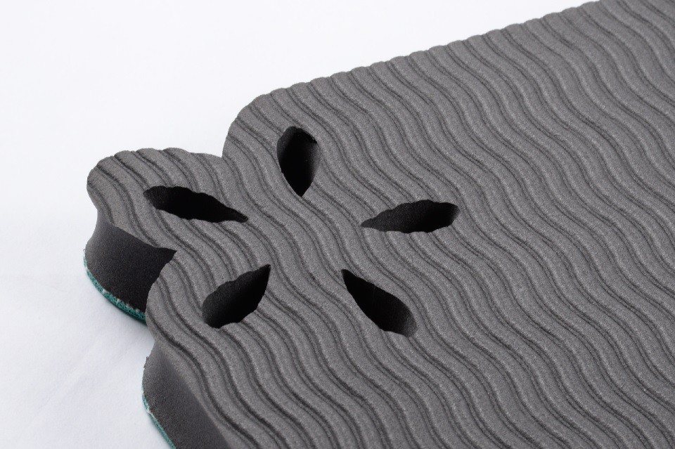 Yoga Knee Pad, Large & Extra Thick, Natural Rubber & TPE (16mm*25cm*62cm)