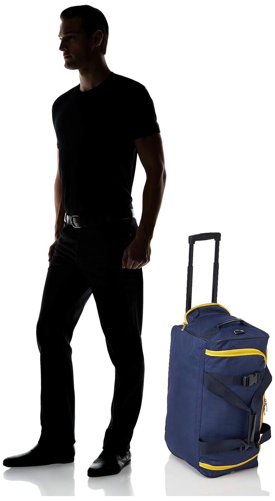Rockland Rolling Duffel Bag 40&Prime; NAVY