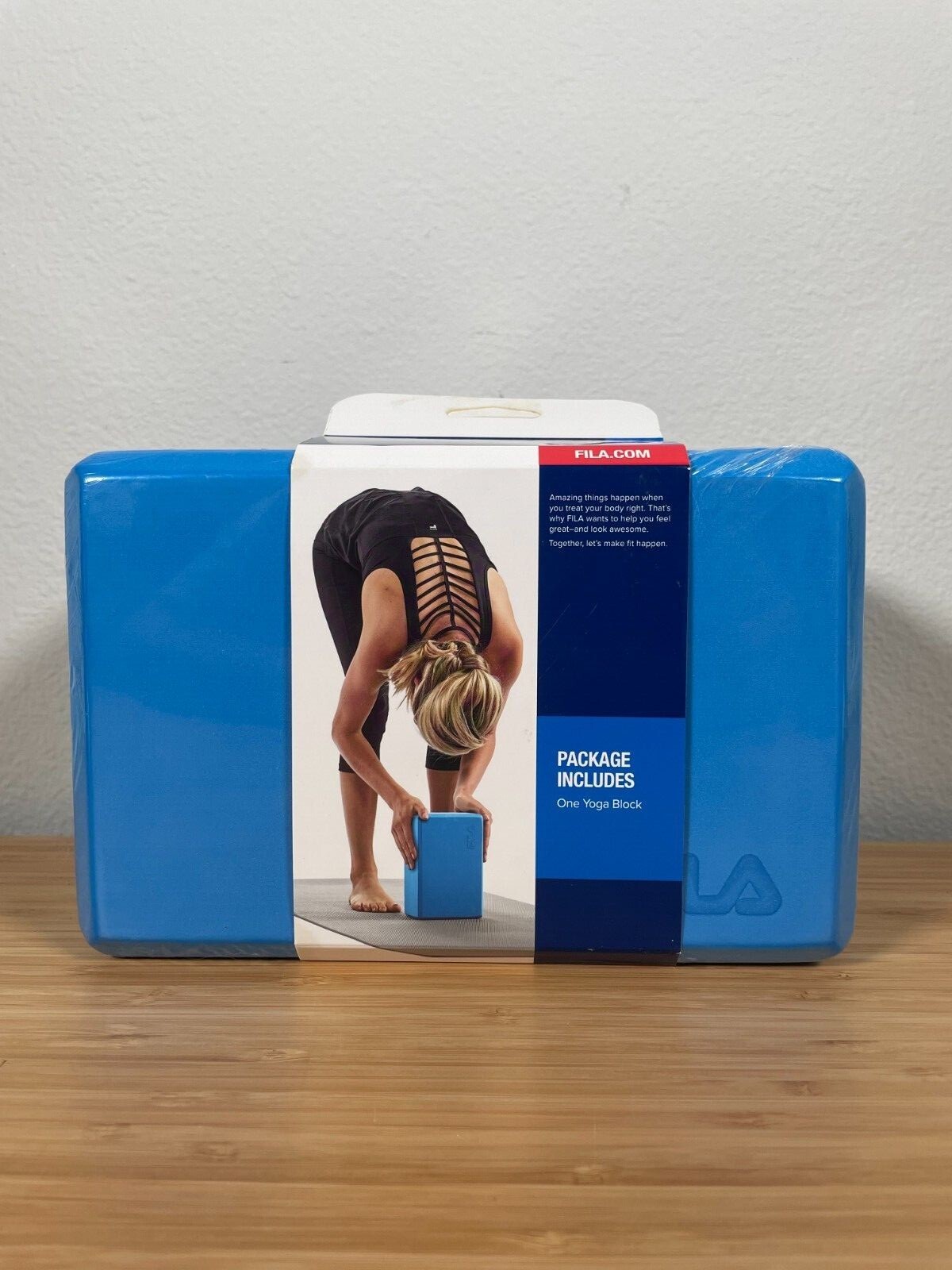 NEW FILA Fitness Yoga Block Blue