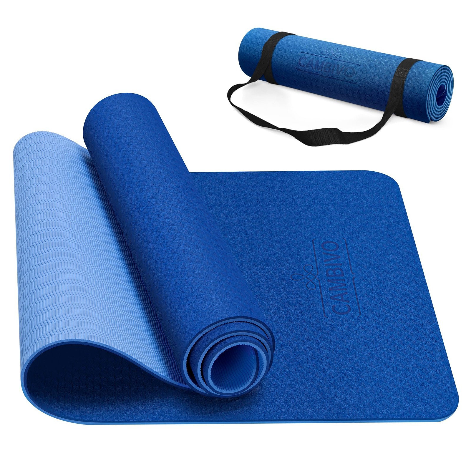Yoga Mat 183cm x 61cm, Gymnastics Mat Sports Mat Fitness Mat Non Slip & …
